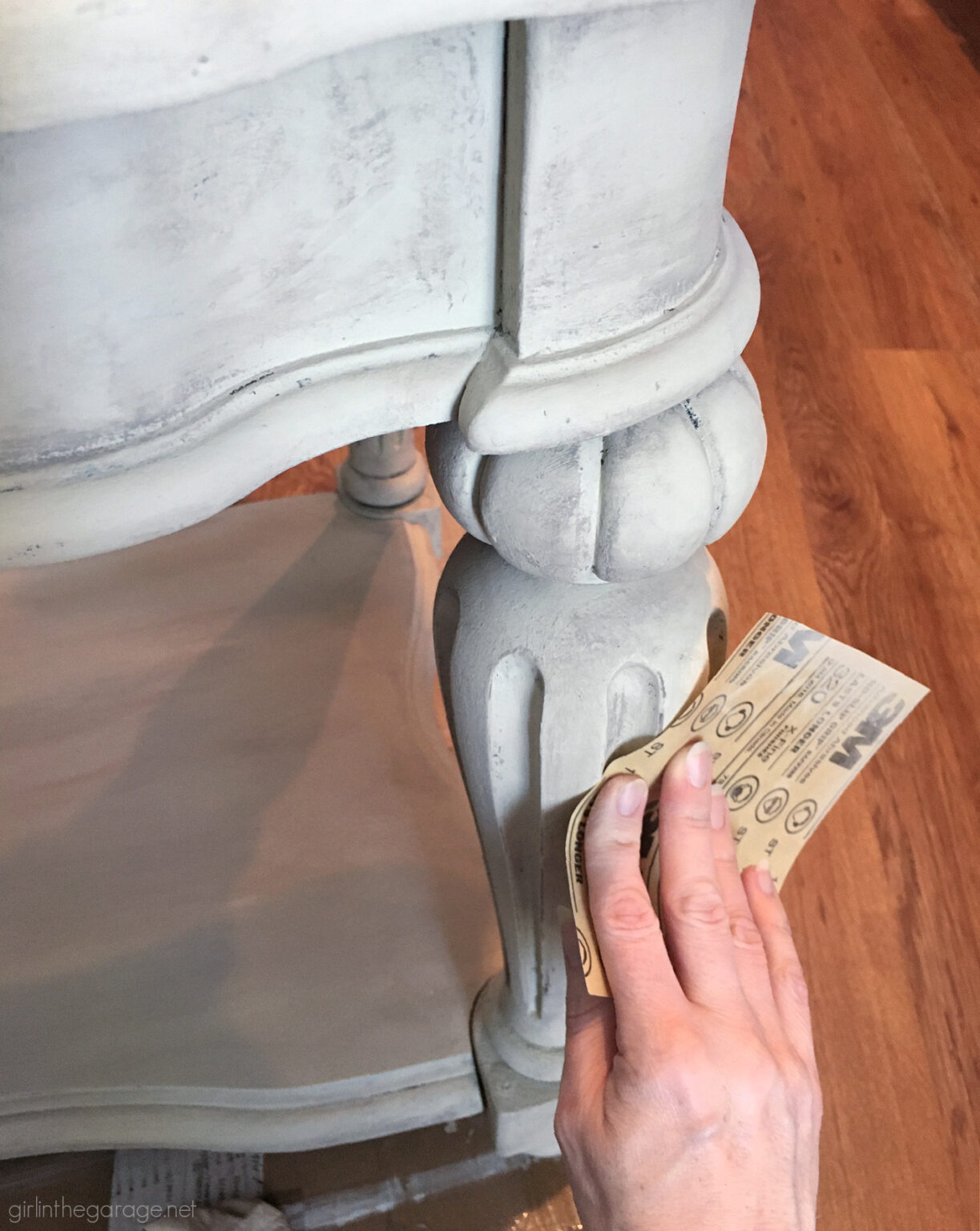 How to Create a Driftwood Finish with Chalk Paint Girl in the Garage®