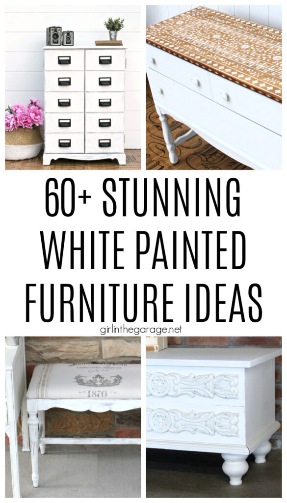 60+ White Painted Furniture Ideas Girl in the Garage®