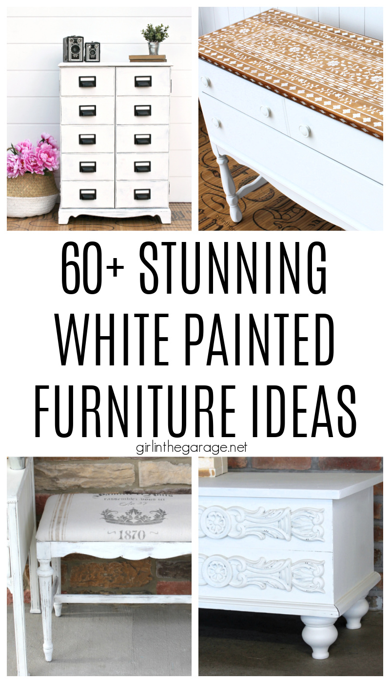 Painting Furniture White: Tips with Before & After Makeovers - Lost & Found  Decor