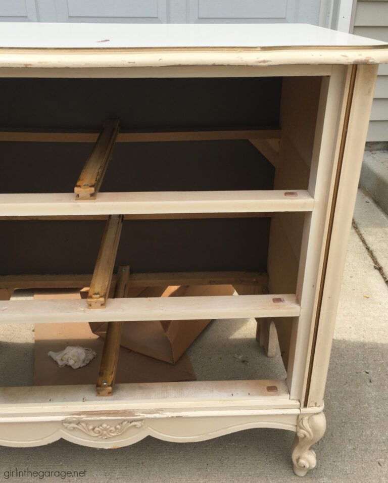 How to Paint Laminate Furniture with Chalk Paint Girl in the Garage®