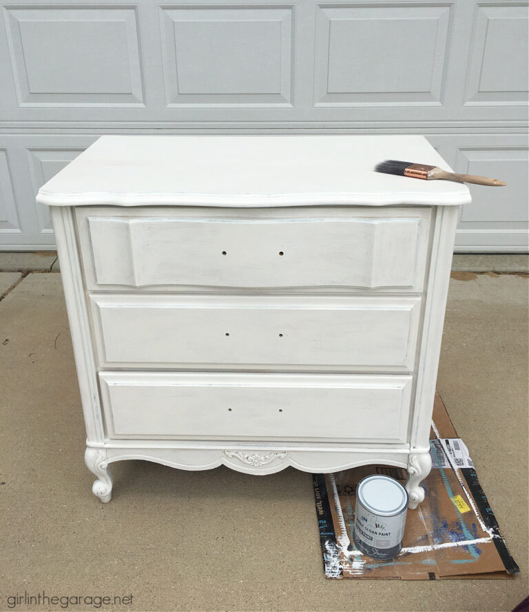 How to Paint Laminate Furniture with Chalk Paint Girl in the Garage®