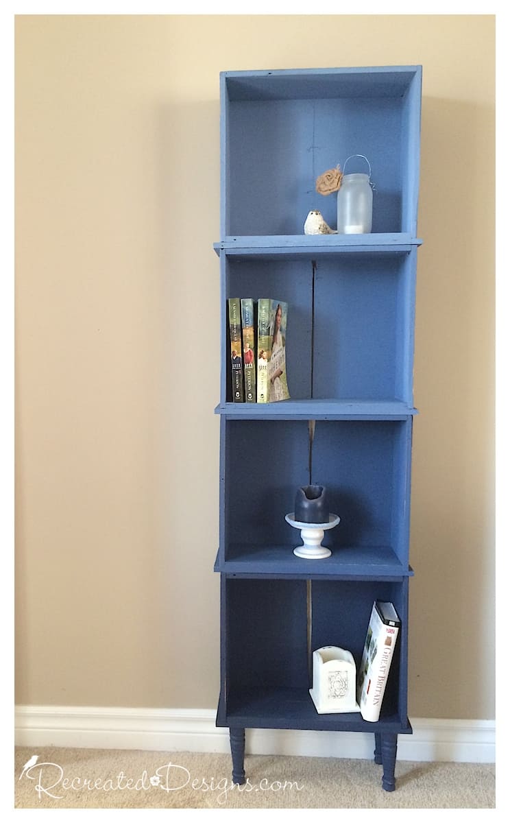 Bookshelf drawers by Recreated Designs