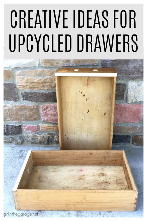 Creative upcycled drawer ideas - Girl in the Garage