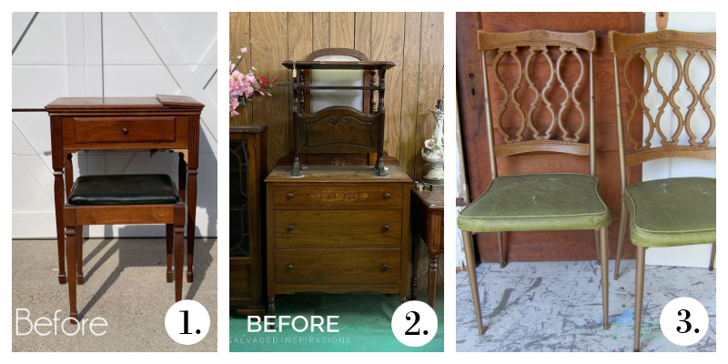 How To Paint Metal Furniture - Salvaged Inspirations