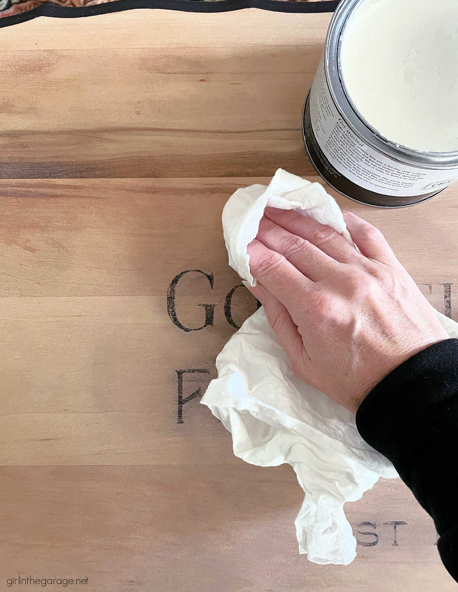 Learn how to refinish an antique parlor table and learn from my past mistakes from when I first painted this table years ago. By Girl in the Garage