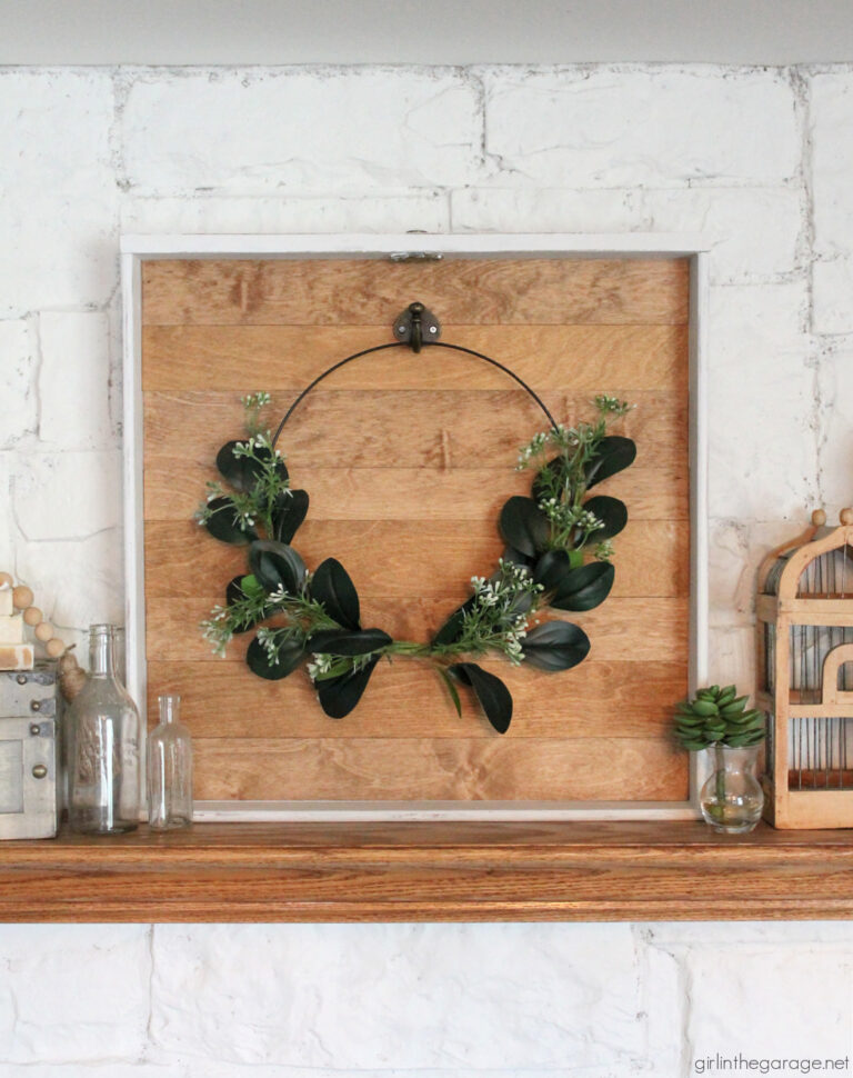 How to Make a DIY Wreath Hanger Girl in the Garage®