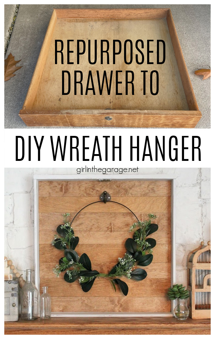 How to Make a DIY Wreath Hanger Girl in the Garage