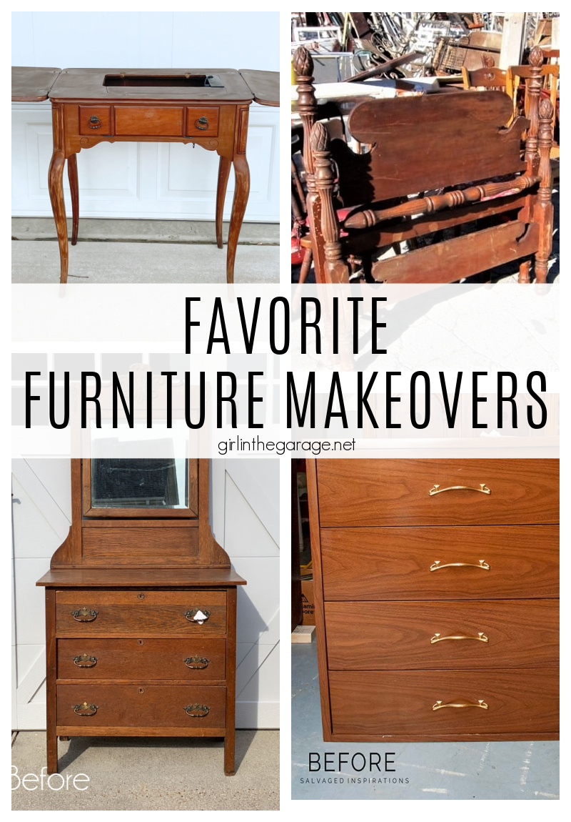 Favorite furniture makeover projects from the Furniture Fixer Uppers crew - Girl in the Garage