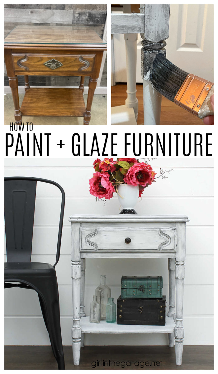 How to Add a Glaze Over Chalk Paint on Furniture - In My Own Style