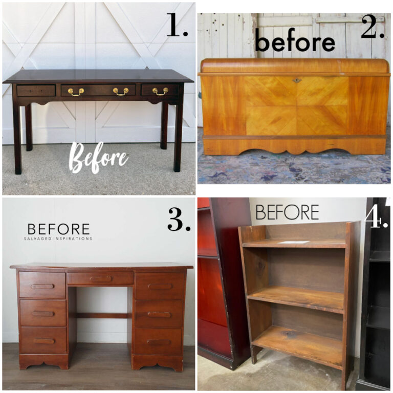 How to Paint a Bookcase and Stencil with Multiple Colors Girl in the