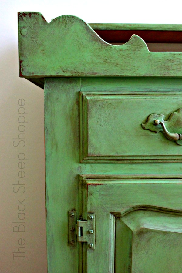 Annie Sloan Chalk Paint green furniture - The Black Sheep Shoppe