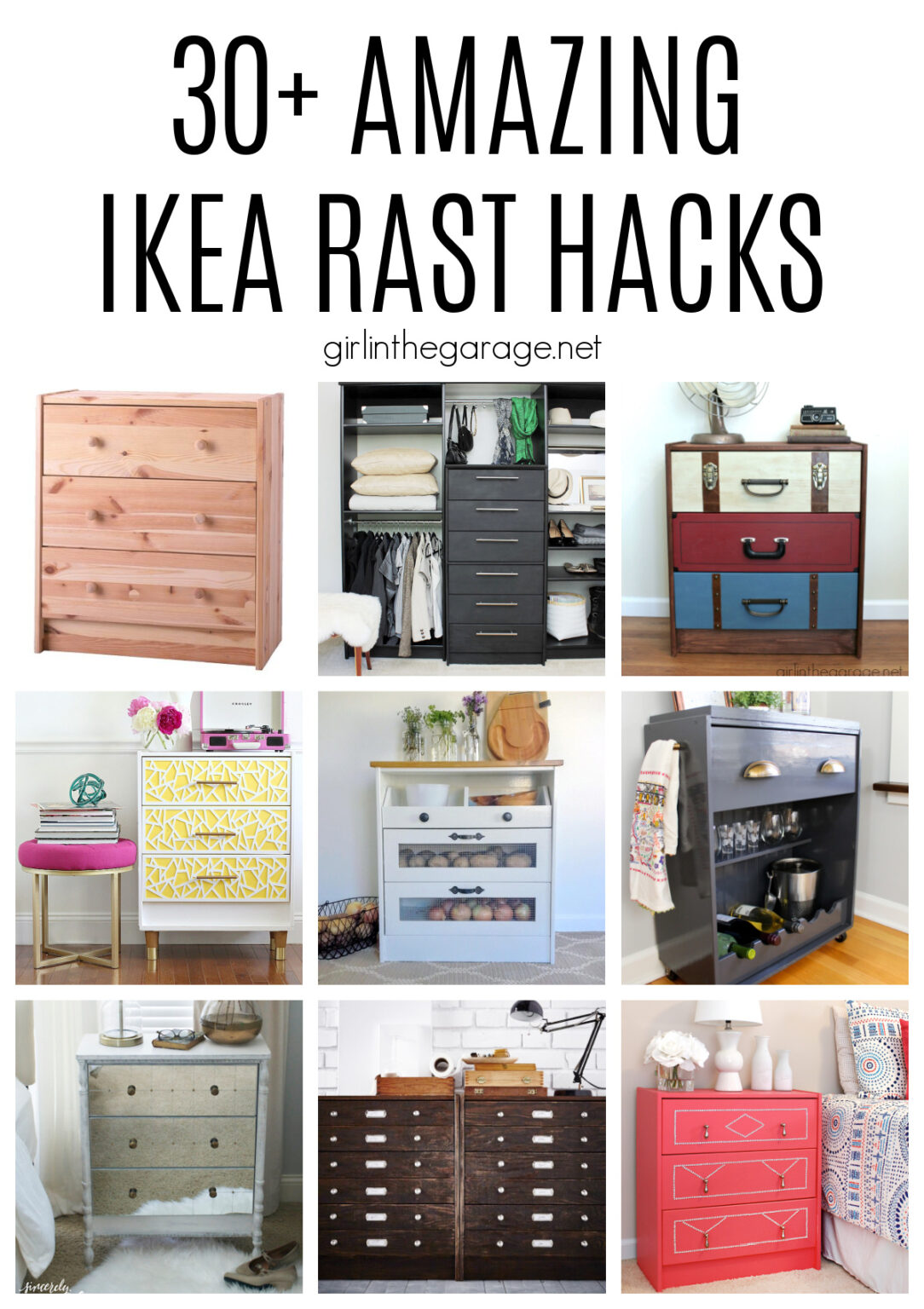 30+ Amazing IKEA Rast Dresser Hacks Girl in the Garage®