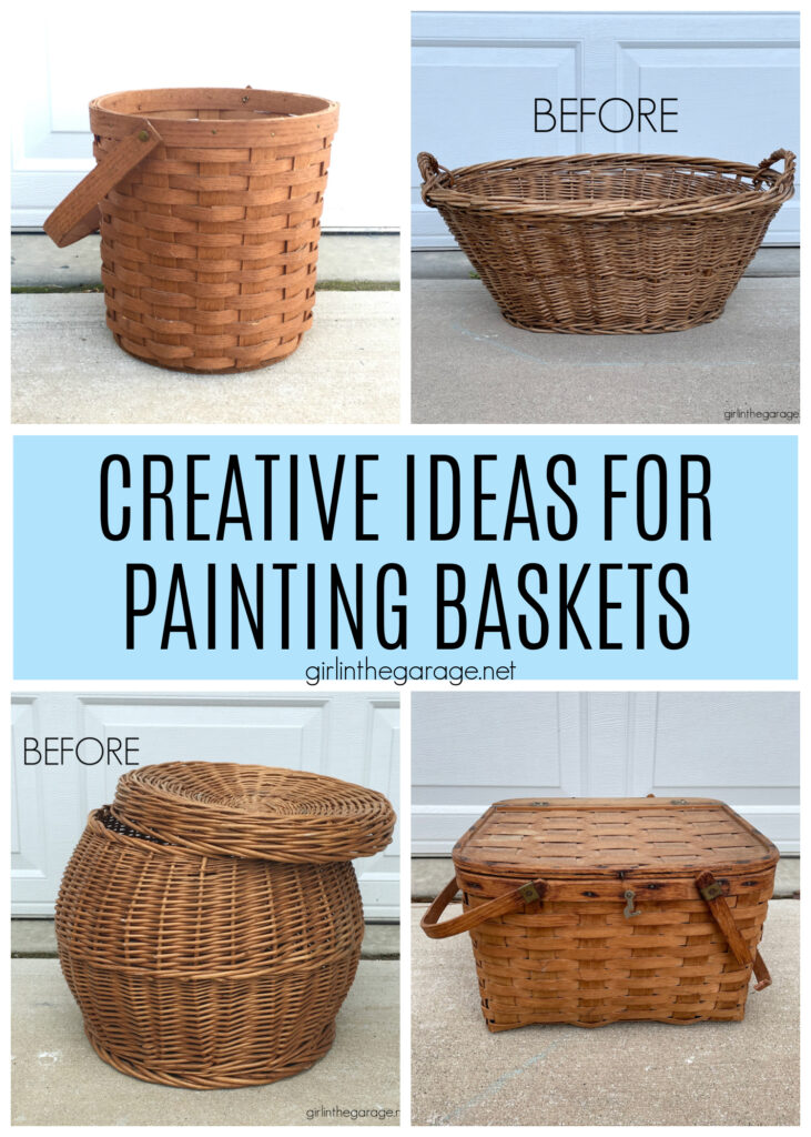 Creative Ideas for Painting Baskets Girl in the Garage®