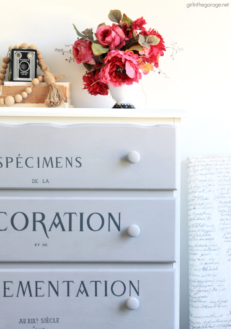 How to Repaint a Dresser Girl in the Garage®