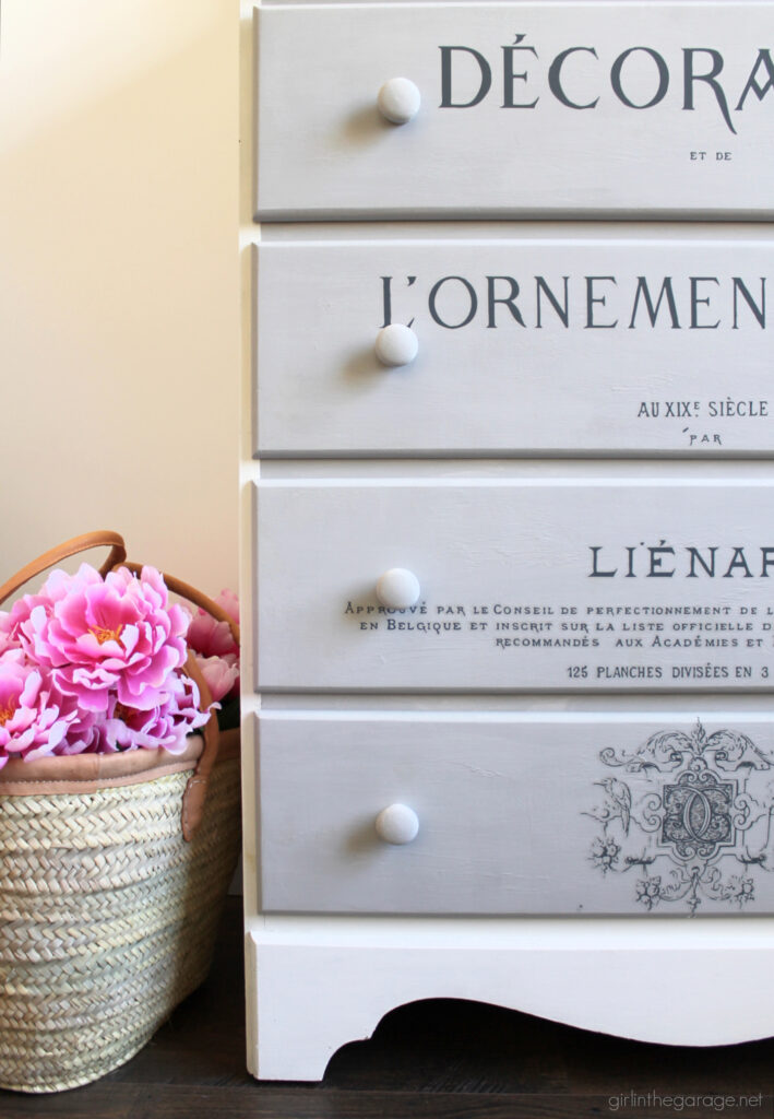 How to Repaint a Dresser Girl in the Garage®