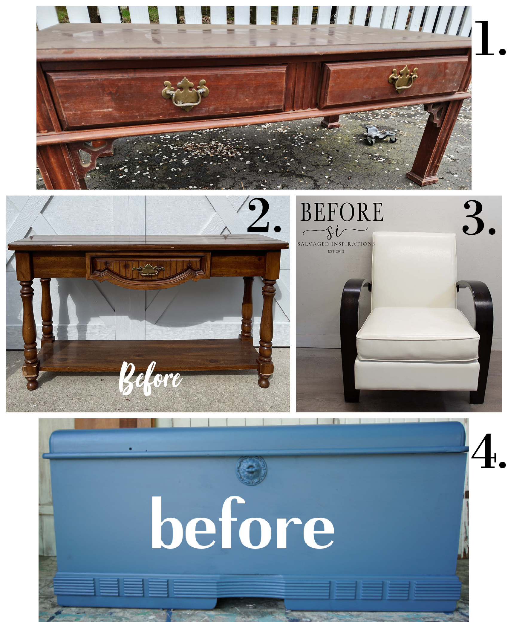 Furniture Paint Spraying - Salvaged Inspirations