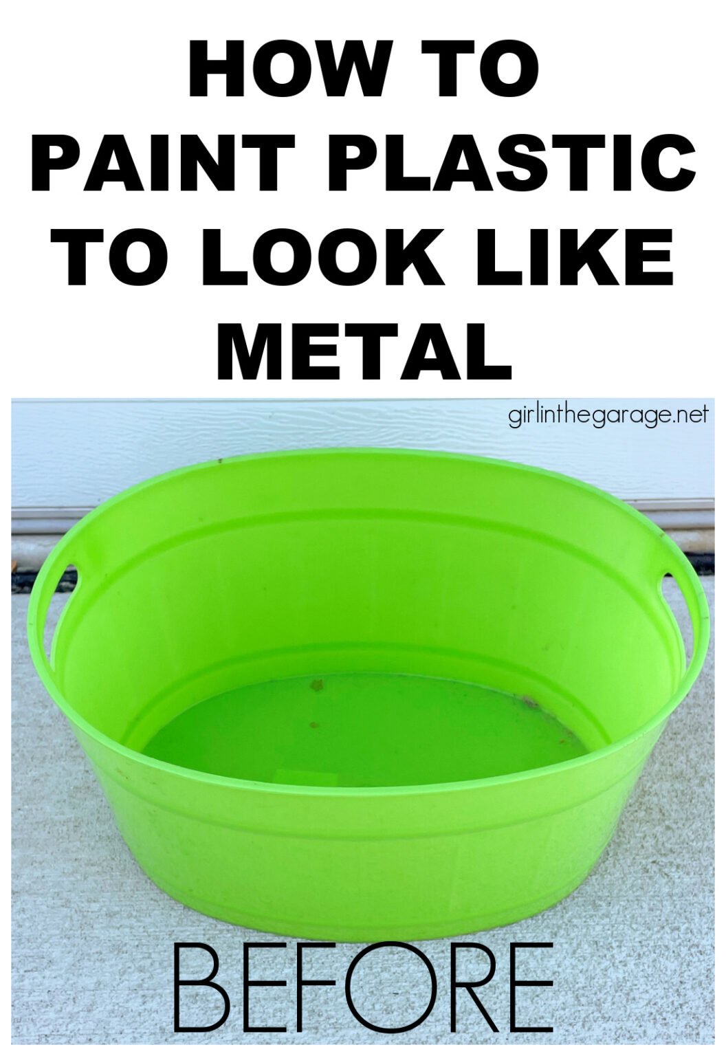 How to Make Plastic Look Like Metal Girl in the Garage®