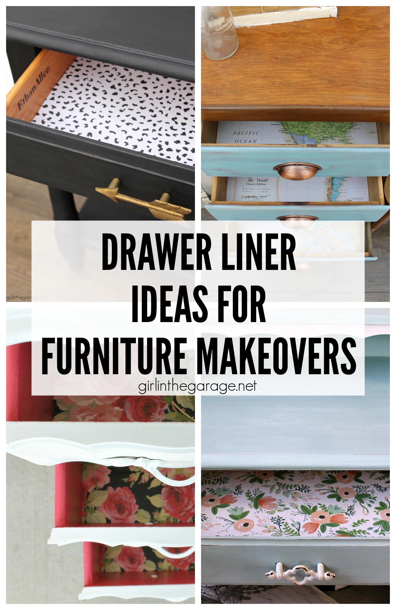 Budget-friendly DIY drawer liner ideas for furniture makeovers - Girl in the Garage